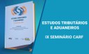 Botão livro estudos Tributários e Aduaneiros IX Seminário